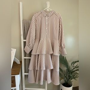 •Striped Dainty Jewells Dress•